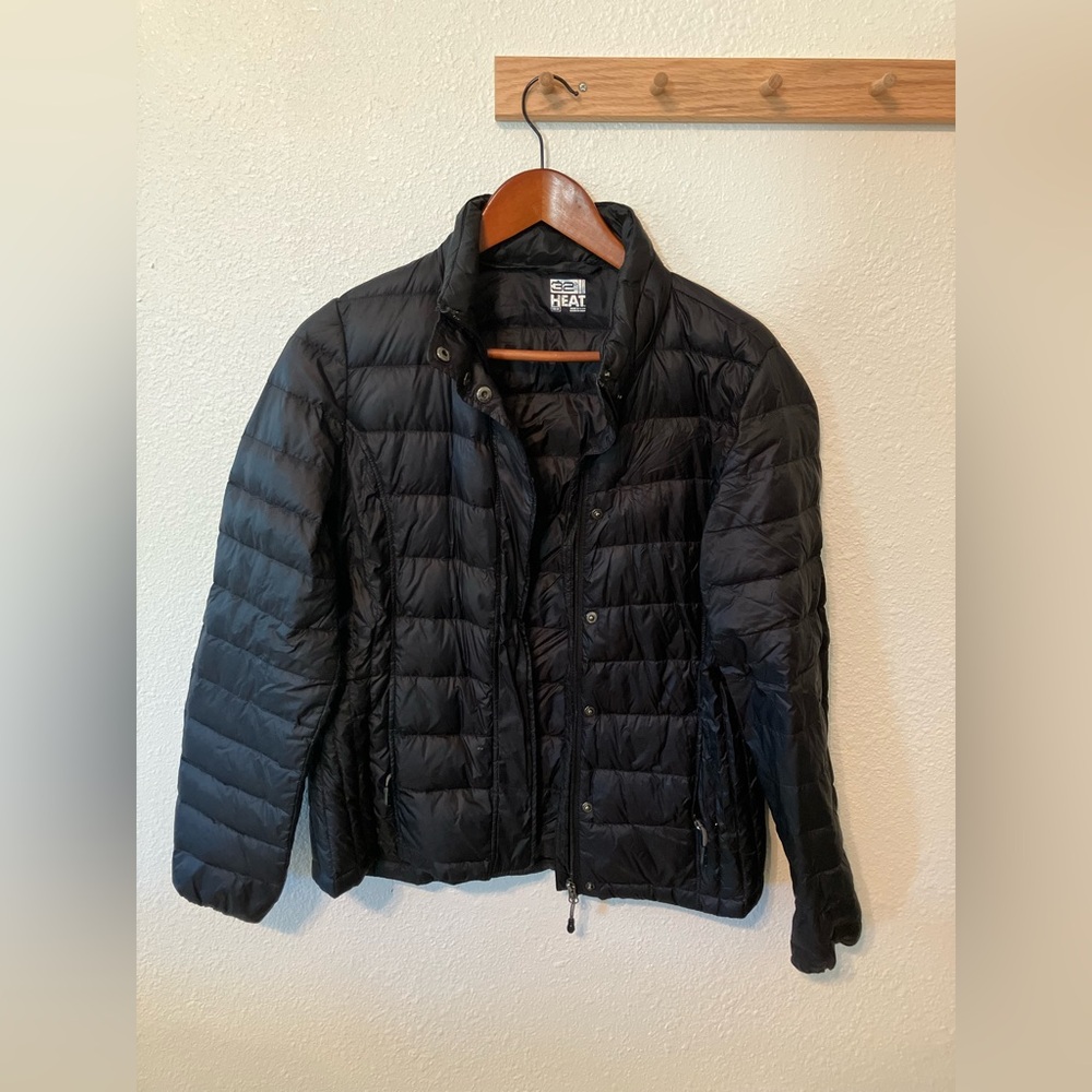 32 Degrees Black Quilted Jacket
